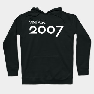 Vintage 2007 Gift 13th Birthday Party Hoodie